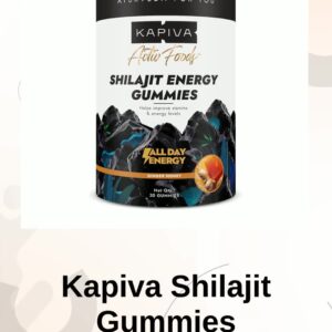 Kapiva Activ Foods Shilajit Energy Gummies - Ginger Honey 30's