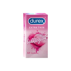 Durex Extra Thin Condoms - Bubblegum 12's