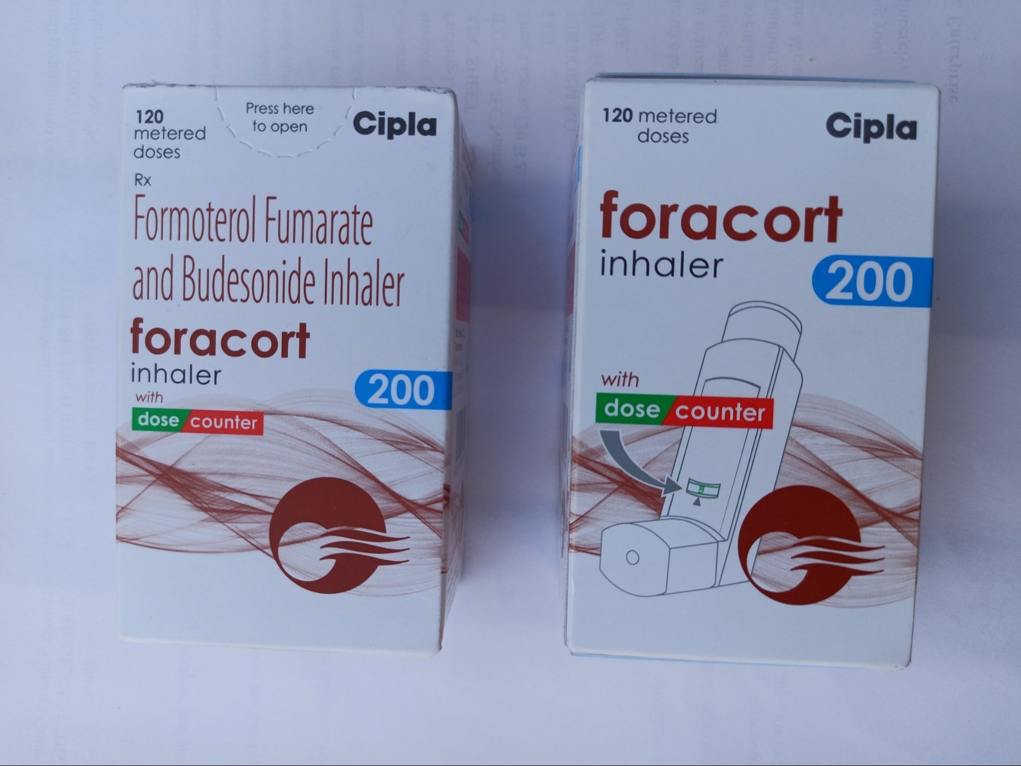 Foracort 200 with Dose Counter 120MD Inhaler 7.2g