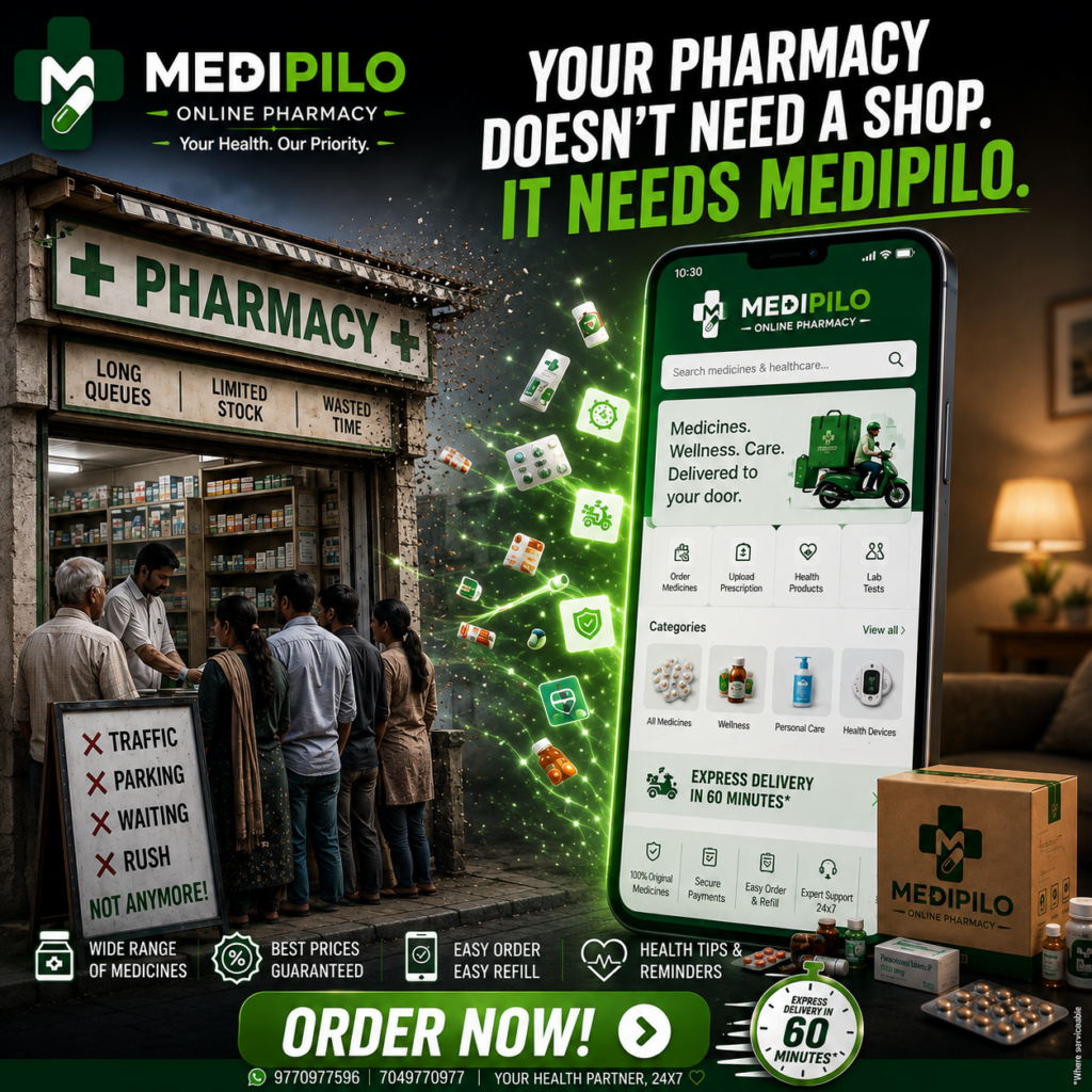 Your Pharmacy Doesn’t Need a Shop — It Needs Medipilo